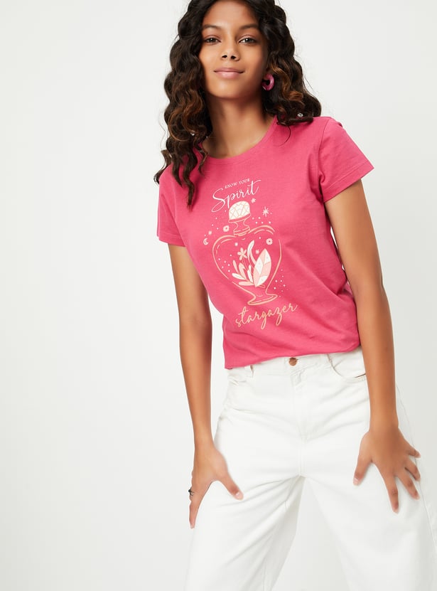 Girls Printed T-shirts - Pack of 3