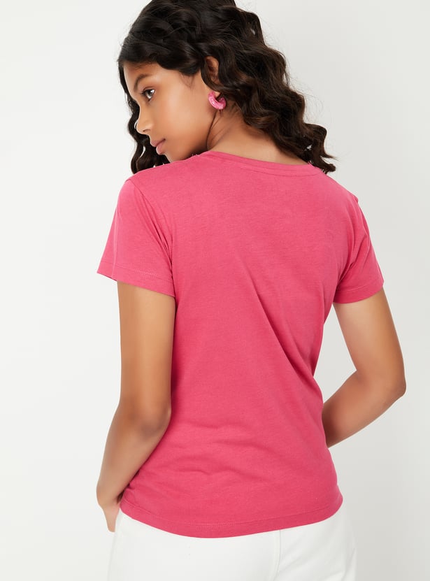 Girls Printed T-shirts - Pack of 3