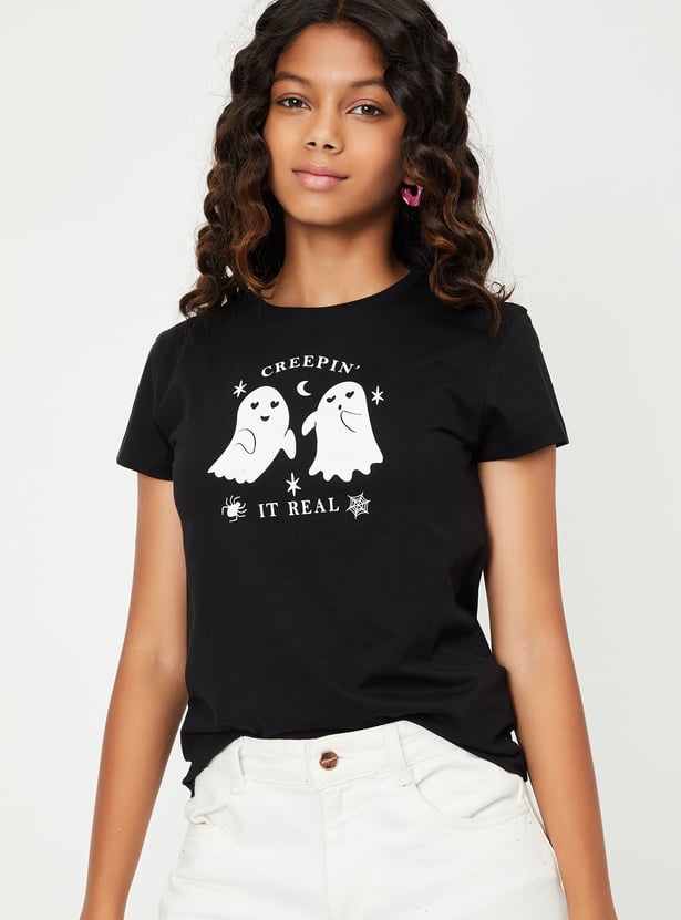 Girls Printed T-shirts - Pack of 3