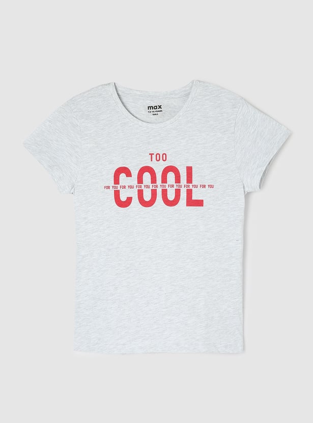 Girls Graphic Printed T-shirt - Pack of 3