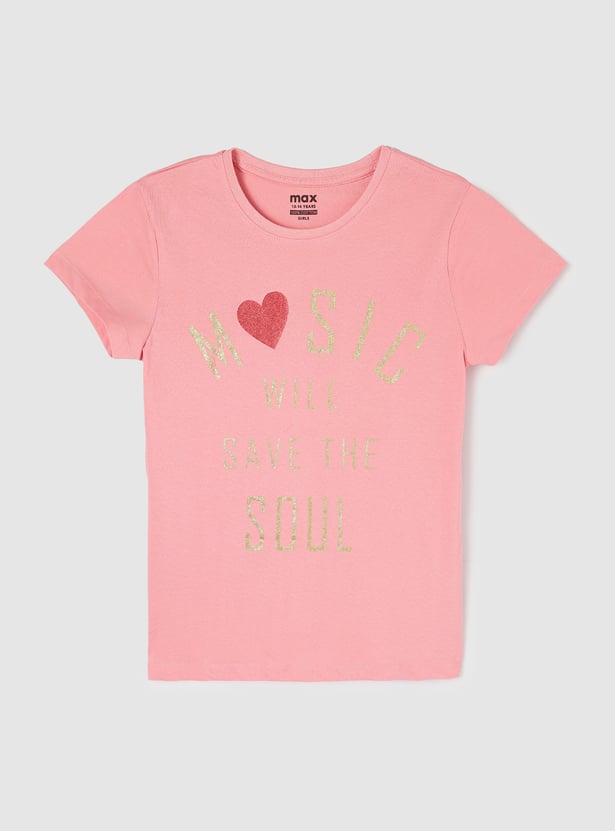 Girls Graphic Printed T-shirt - Pack of 3