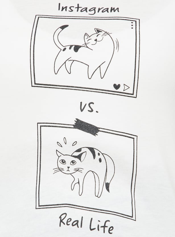 Girls Graphic Printed T-shirt - Pack of 3