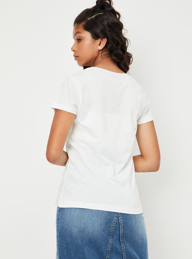 Girls Graphic Printed T-shirt - Pack of 3