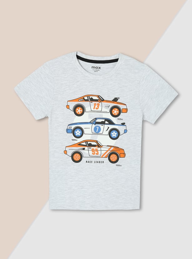 Boys Graphic Printed T-shirt - Pack of 5