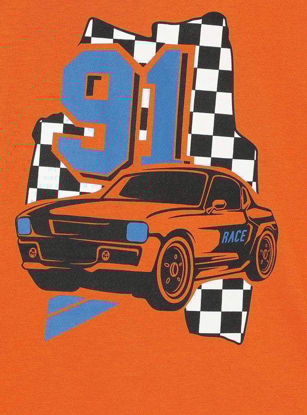 Boys Graphic Printed T-shirt - Pack of 5