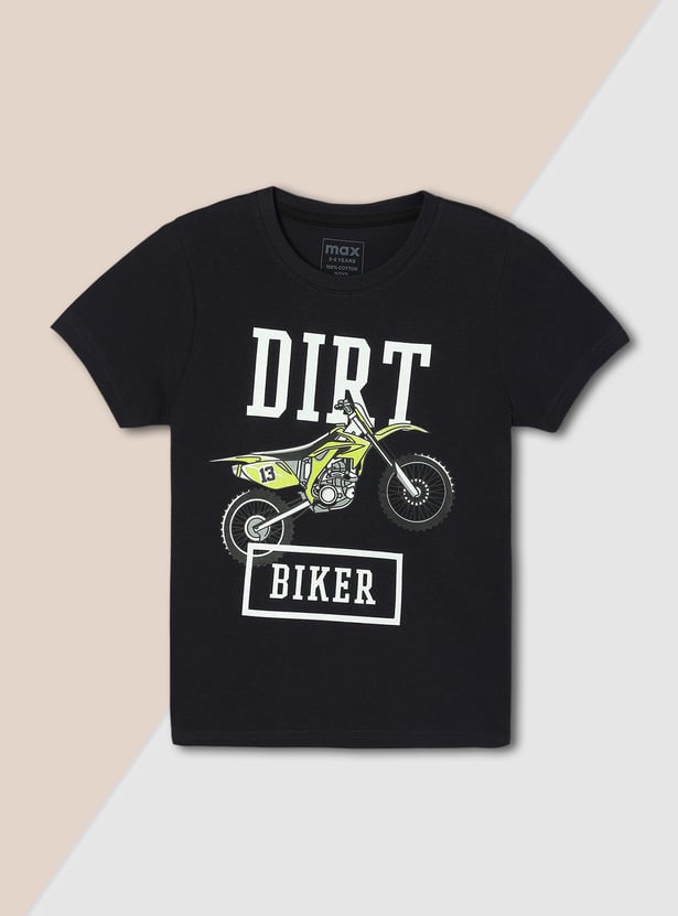 Boys Graphic Printed T-shirt - Pack of 5