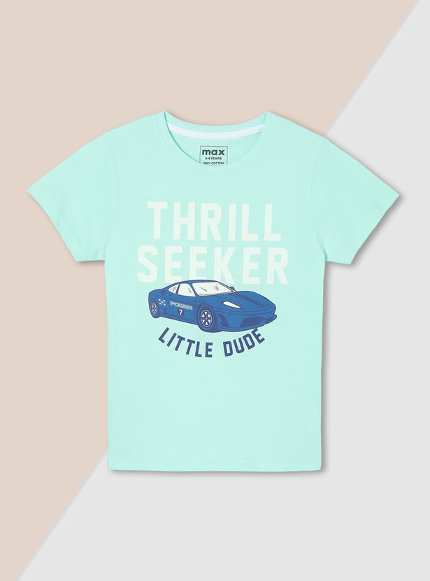 Boys Graphic Printed T-shirt - Pack of 5
