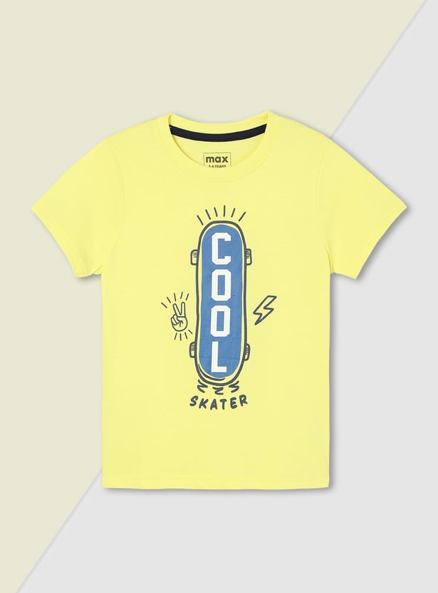 Boys Graphic Printed T-shirt - Pack of 5