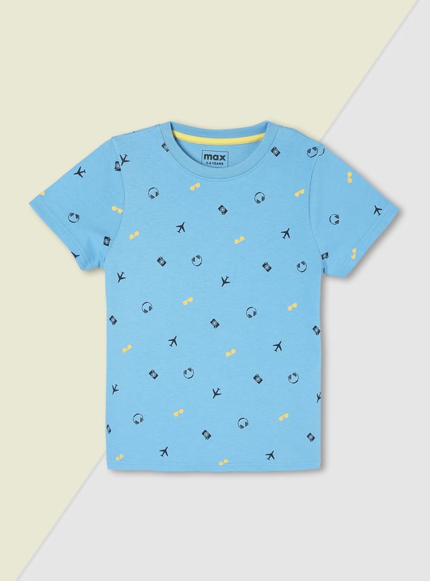 Boys Graphic Printed T-shirt - Pack of 5
