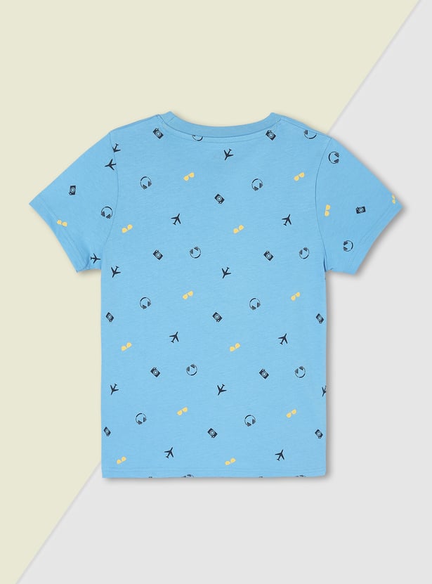 Boys Graphic Printed T-shirt - Pack of 5