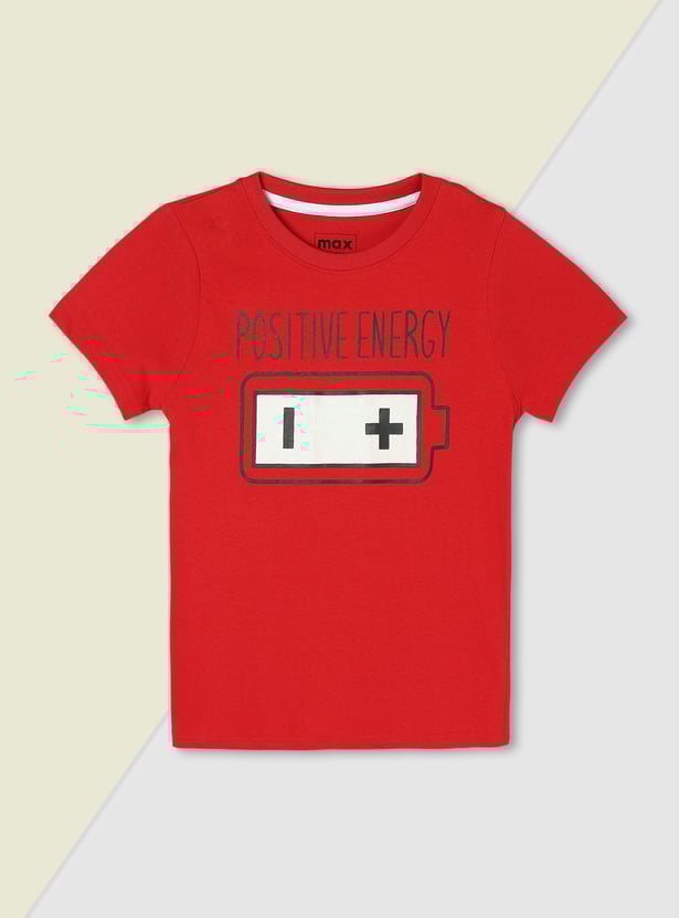 Boys Graphic Printed T-shirt - Pack of 5