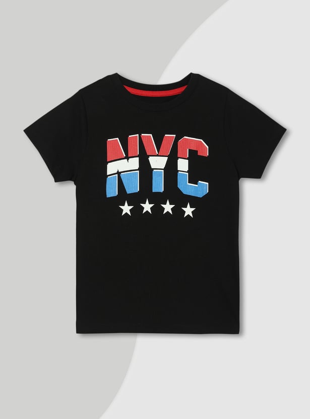 Boys Graphic Printed T-shirt - Pack of 5