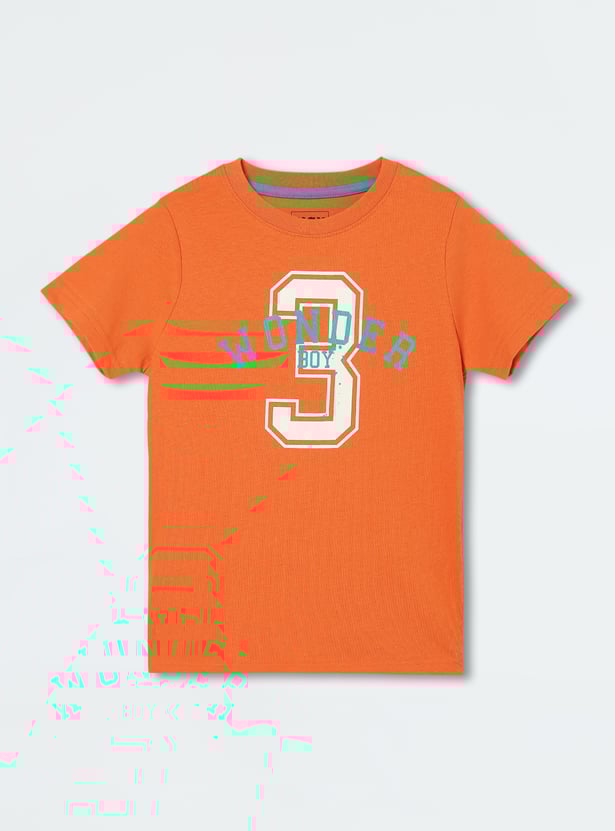 Boys Graphic Printed T-shirt - Pack of 5