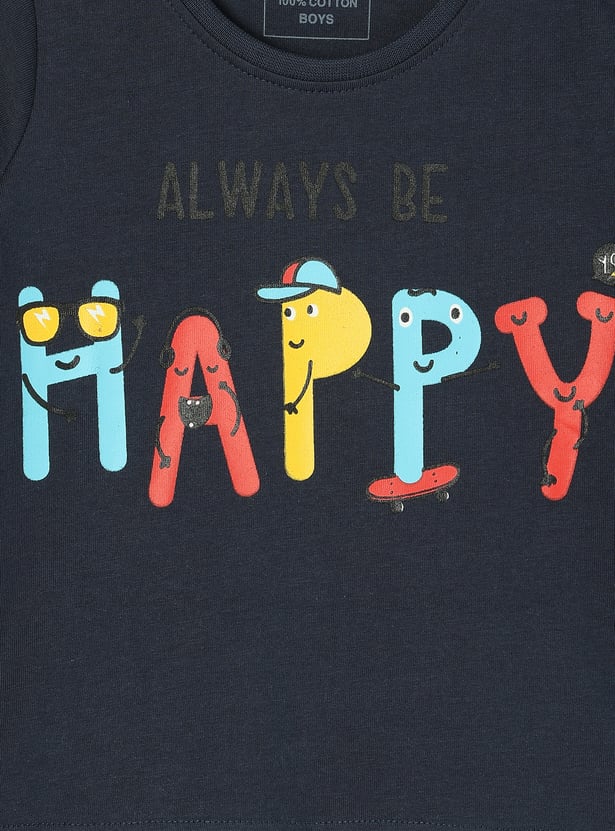 Boys Graphic Printed T-shirt - Pack of 5