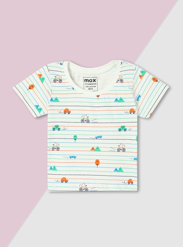 Boys Graphic Printed T-shirt - Pack of 5