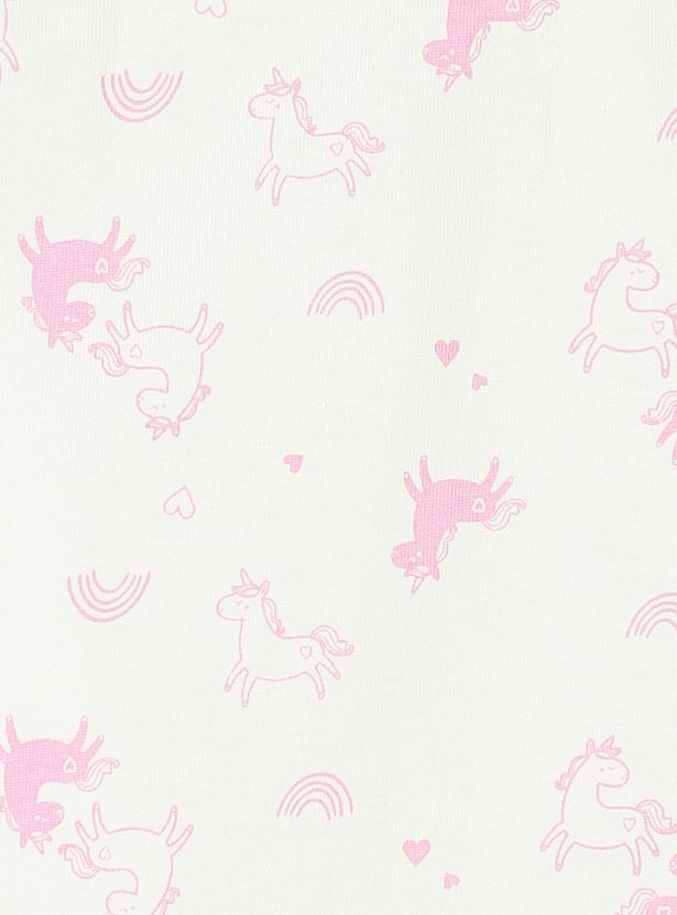 Girls Graphic Printed T-shirt - Pack of 5