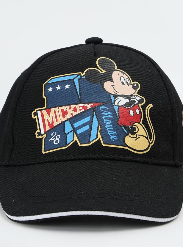 Boys Mickey Mouse Printed Baseball Cap