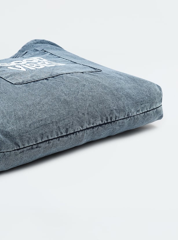 Women Denim Shopper Bag