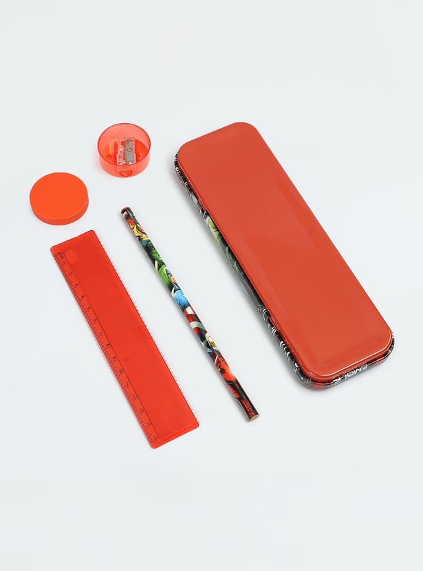 Kids Avengers Printed Pencil Box Gift Set