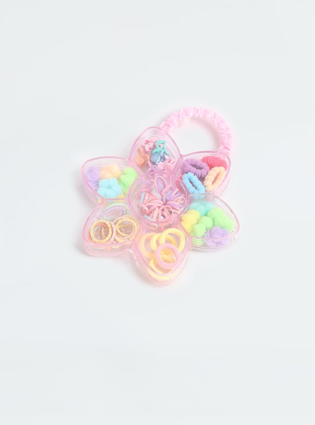 Girls Assorted Hair Accessories with Floral Box