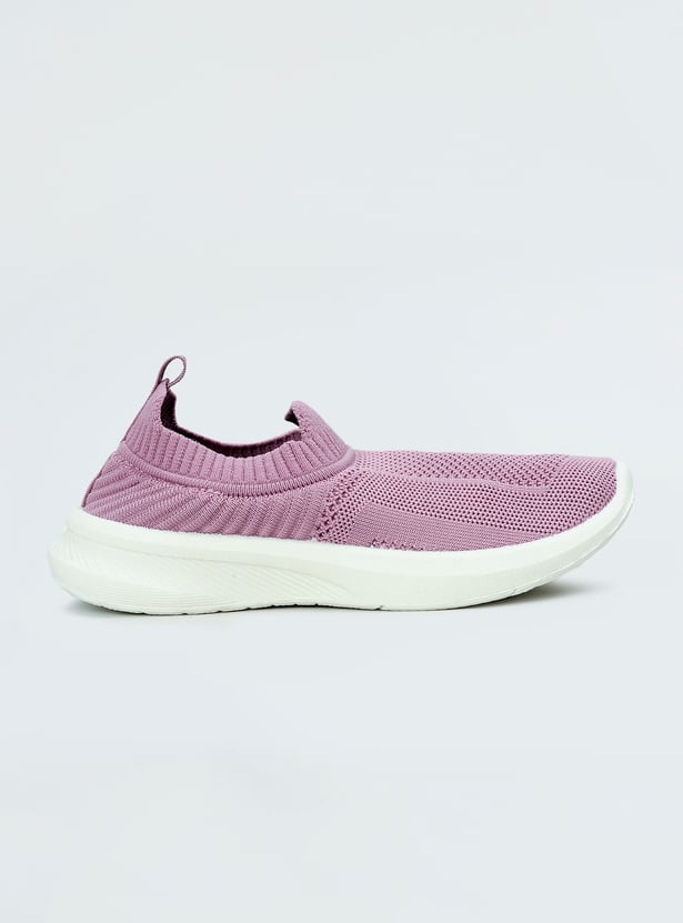 Girls Knit Slip-On Sports Shoes