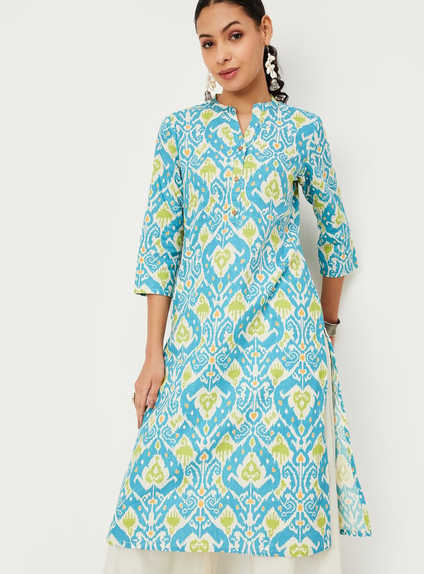 Women Printed Straight Kurta