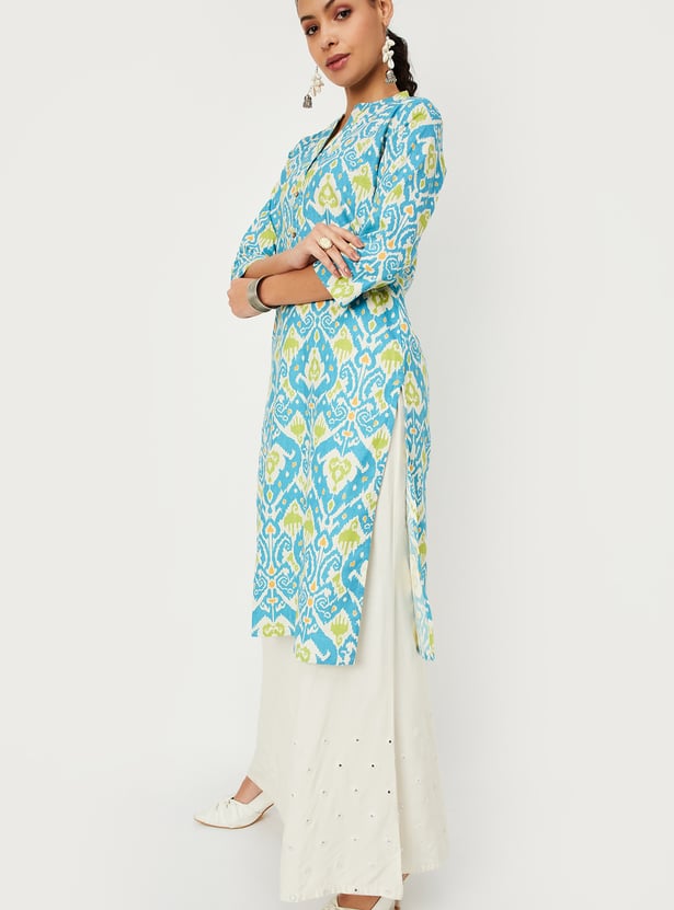 Women Printed Straight Kurta