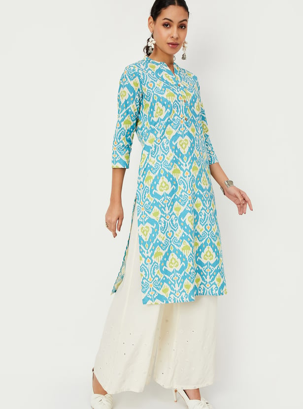 Women Printed Straight Kurta