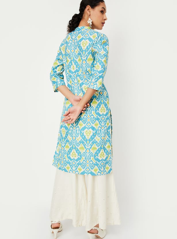 Women Printed Straight Kurta