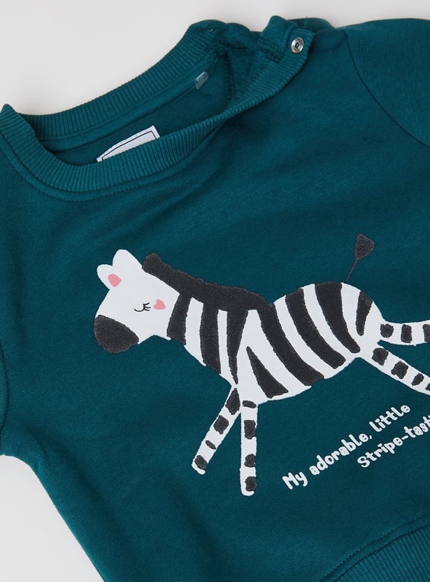 Girls Printed Sweatshirt