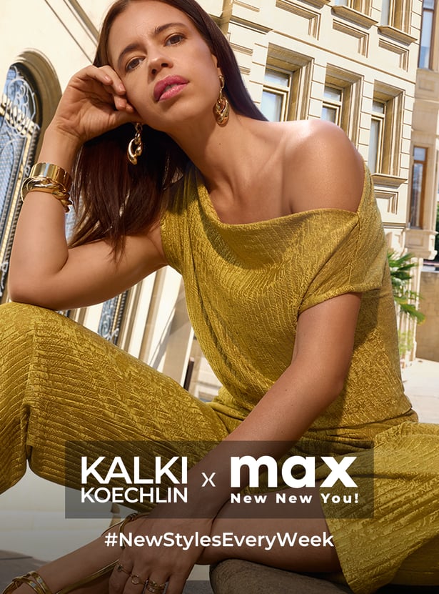 Kalki x Max Women Embroidered Kalidar Kurta