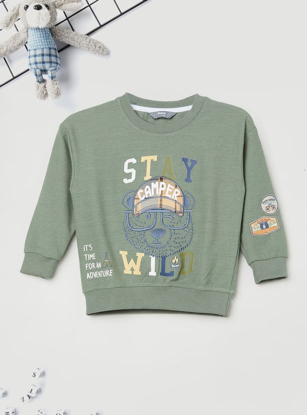 Boys Embroidered Sweatshirt