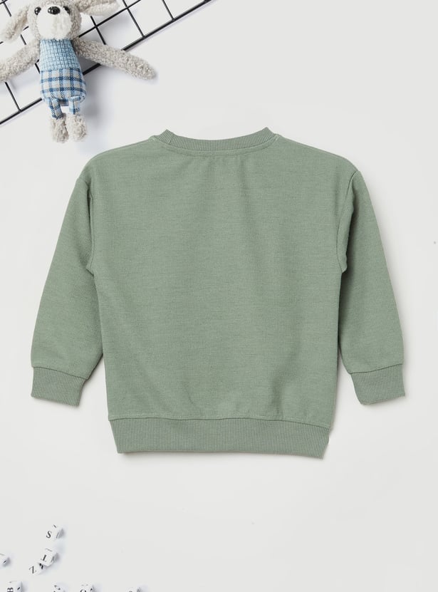Boys Embroidered Sweatshirt