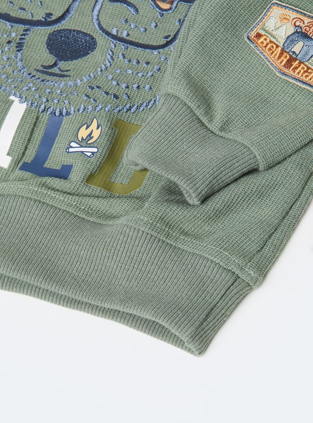 Boys Embroidered Sweatshirt