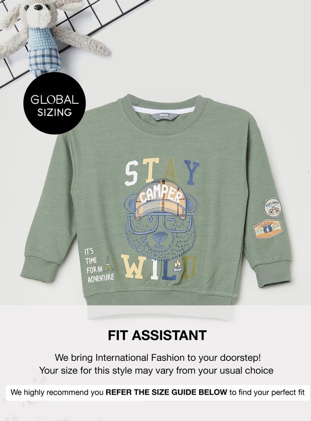 Boys Embroidered Sweatshirt