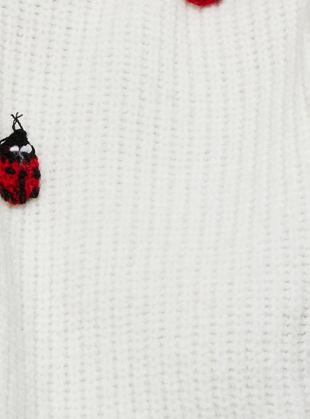 Women Bug Crochet Sweater