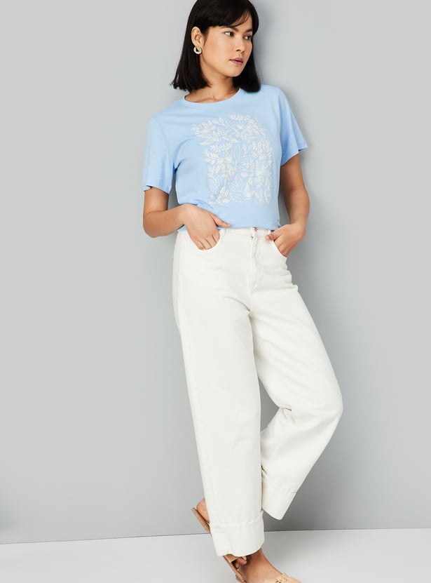 Women Graphic Printed T-shirt