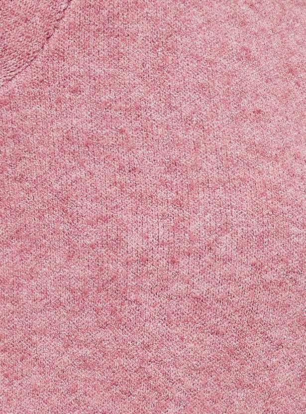 URB_N Women Knit Zip-Up Jacket