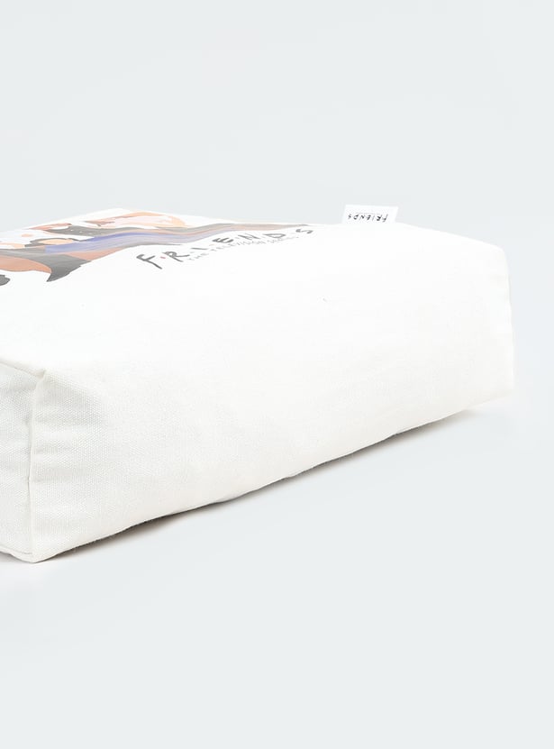 Women Friends Print Shopper Bag