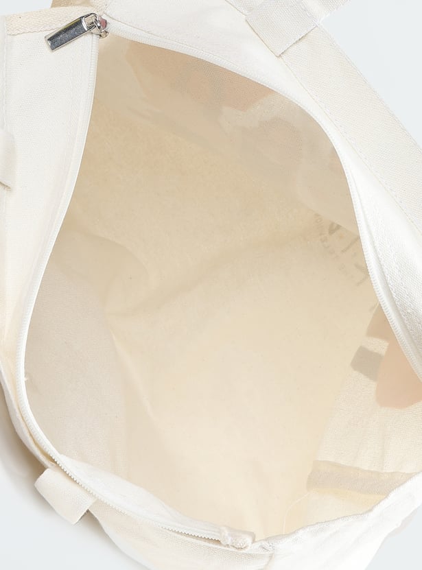 Women Friends Print Shopper Bag