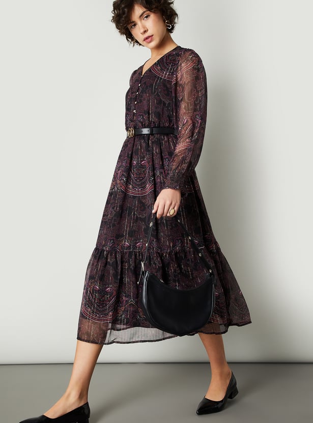 Women Printed Fit & Flare Dress