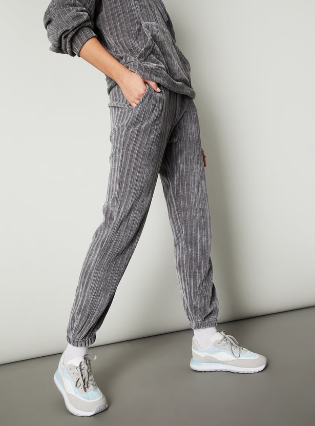 Women Chenille Knit Joggers