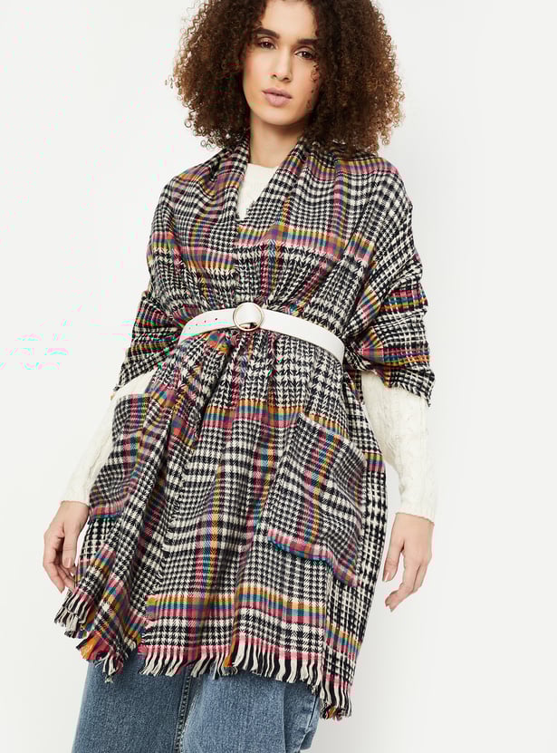 Women Checked Muffler
