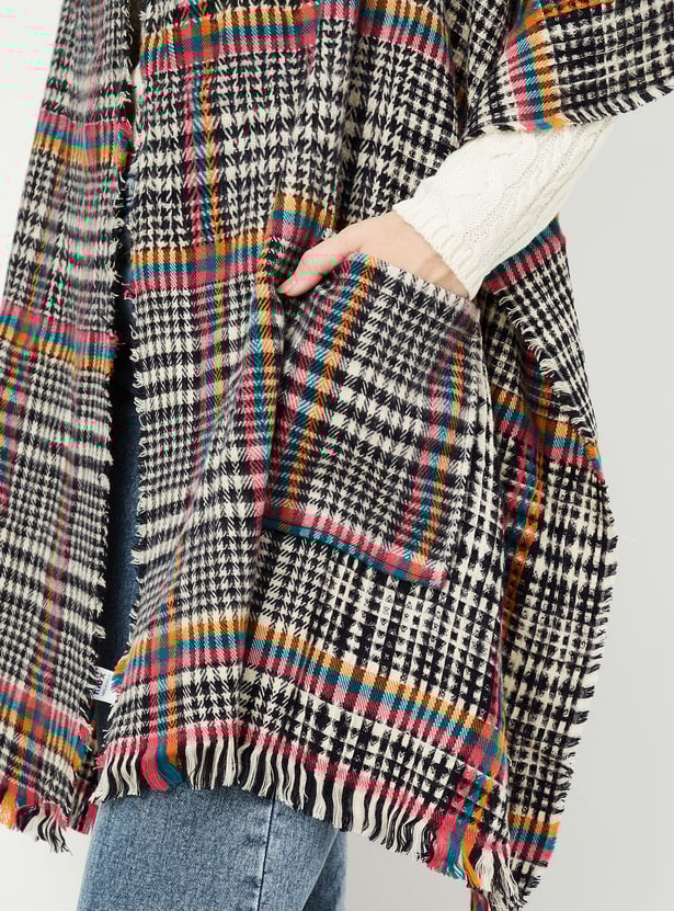 Women Checked Muffler