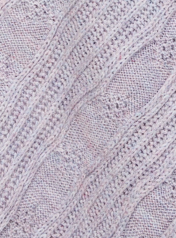Women Cable Knit Muffler