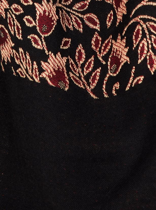 Women Woven Tasseled Stole