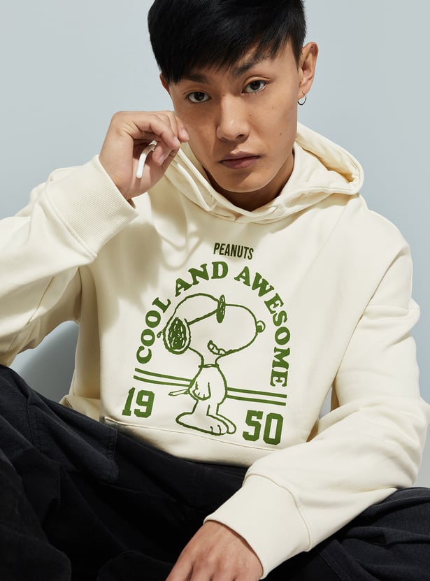 URB_N Men Oversized Snoopy Sweatshirt