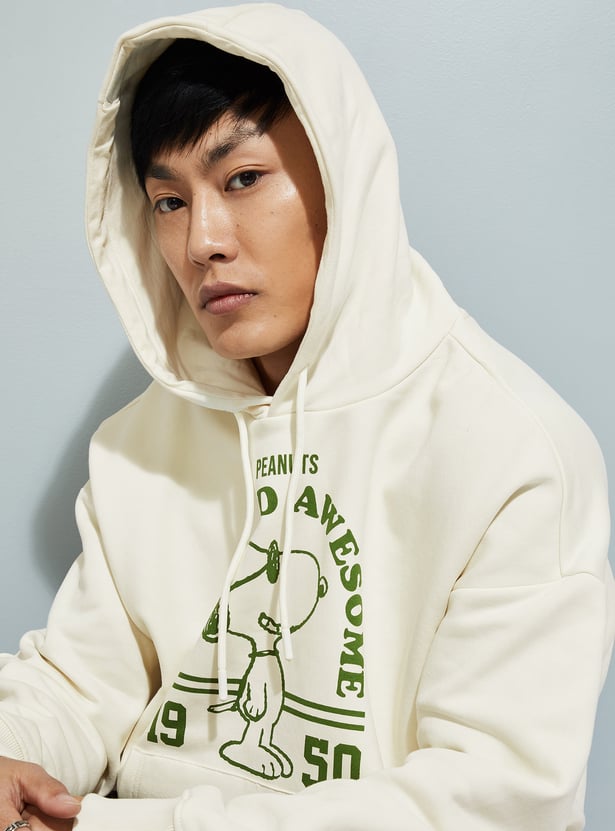 URB_N Men Oversized Snoopy Sweatshirt