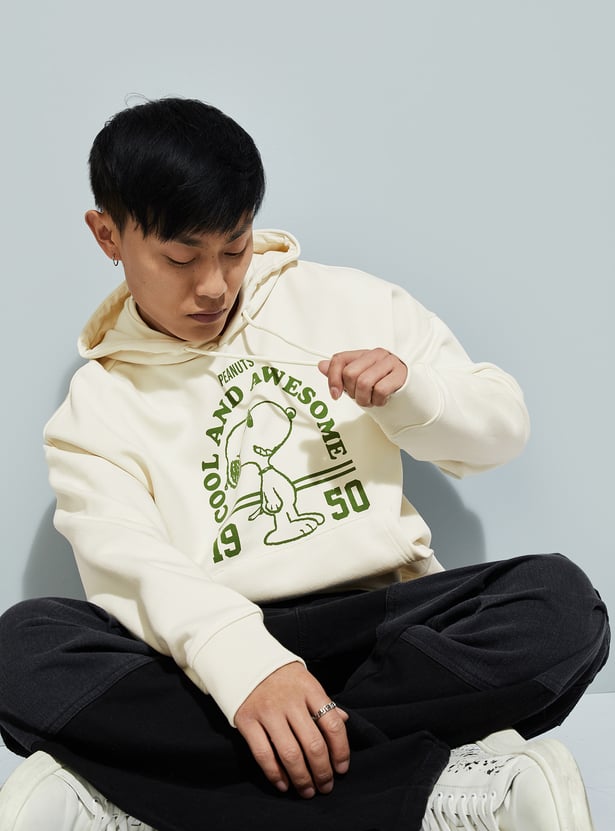 URB_N Men Oversized Snoopy Sweatshirt