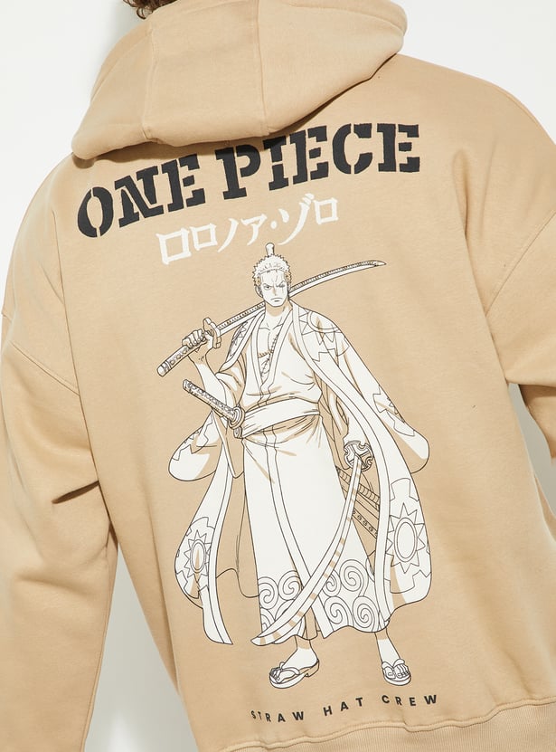 URB_N Men One Piece Printed Hooded Sweatshirt